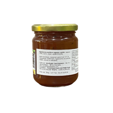 Papaya & Vanilla Jam - Conserverie de Tahiti (250g)