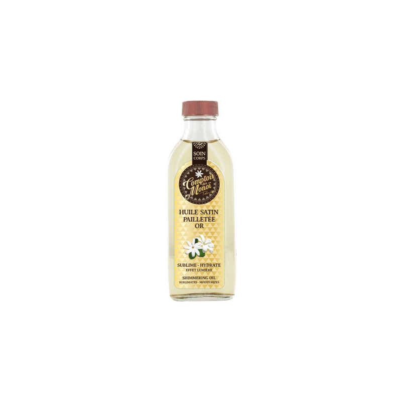 Huile Satin Pailletée Or - Comptoir des Monoï - 100 mL