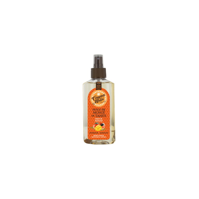 Huile de Monoï de Tahiti Mangue - Comptoir des Monoï (100mL)