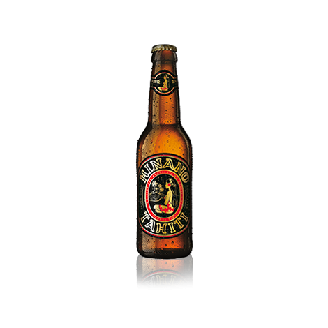 Bière Hinano Gold Brassée avec plusieurs malts au Goût subtil bouteille 33cL