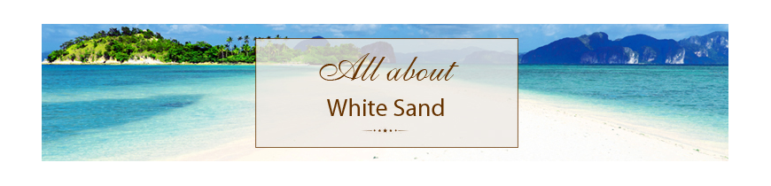 White sand